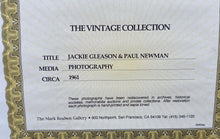 Load image into Gallery viewer, Mark Reuben Collection Jackie Glealson And Paul Newman Photo From The Hustler