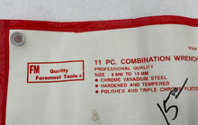 Load image into Gallery viewer, 11 PC. COMBINATION WRENCH SET STOCK NO.WRC002B