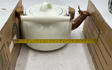 Load image into Gallery viewer, Heart & Hand White Tea Kettle