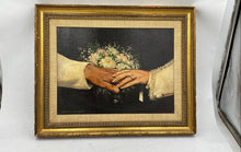 Load image into Gallery viewer, Hands of a Couple Oil on canvas by John Tucker Mertz Signed. Framed