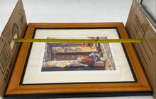 Load image into Gallery viewer, Old Woman Sitting in a Doorway Watercolor by June Rollins Signed Matted & Framed