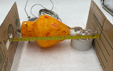 Load image into Gallery viewer, Orange Crystal Hanging Light Fixture
