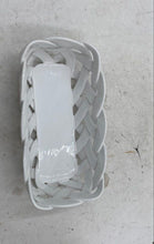 Load image into Gallery viewer, Primo'gi Italian Vintage White Glazed Ceramic Braided Basket Bowl

