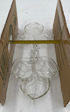 Load image into Gallery viewer, Glass Centerpiece Bowls Shaped Like Leaves
