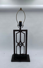Load image into Gallery viewer, Pottery Barn Vintage Geometric Table Lamp
