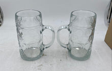 Load image into Gallery viewer, Two (2) Paulaner Munchen Glass Tankards
