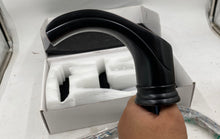 Load image into Gallery viewer, Phiestina Double Handle Matte Black Bath Sink Faucet
