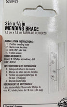Load image into Gallery viewer, Ace Hardware 3" X 5/8" Mending Braces (2)
