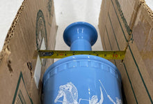 Load image into Gallery viewer, Blue Faux Ancient Greek Vase
