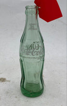 Load image into Gallery viewer, Coca Cola 6 1/2 Oz "Hobbleskirt" Green Glass Coca Cola Bottle
