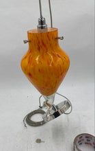 Load image into Gallery viewer, Orange Crystal Hanging Light Fixture
