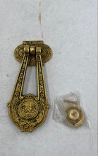 Load image into Gallery viewer, Victorian Style Green Man Brass Door Knocker
