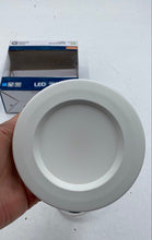 Load image into Gallery viewer, Commercial Electric 4 Inch White Integrated Led Recessed Trim Kit
