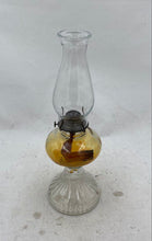 Load image into Gallery viewer, Vintage Clear Glass Kerosene Oil Lamp

