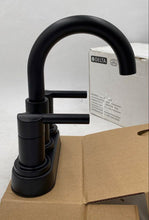 Load image into Gallery viewer, Delta Black Two Handle Centerset Bathroom Faucet

