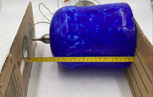 Load image into Gallery viewer, Blue Hanging Lamp

