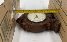 Load image into Gallery viewer, Wooden Mantle Analog Clock
