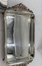 Load image into Gallery viewer, Wallace Silverplate 3 Qt Rectangular Covered Casserole W/liner Baroque
