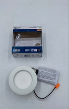 Load image into Gallery viewer, Commercial Electric 4 Inch White Integrated Led Recessed Trim Kit
