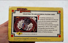 Load image into Gallery viewer, Harley Davidson Limited Edition Tin Historical Playing Cards Set
