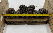 Load image into Gallery viewer, Pair Of Guardian Lion (Aka Foo Dog) Bookends
