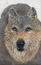Load image into Gallery viewer, Bradford Exchange "Golden Guardian" Wolf Wall Decor
