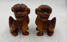 Load image into Gallery viewer, Hand Carved Foo Dog Statues
