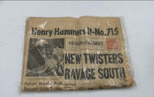 Load image into Gallery viewer, Preserved Newspaper "Henry Hammers It No.715"
