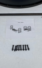 Load image into Gallery viewer, Open Hearth Bronze Finish Fireplace Log Bin Scroll Top Style
