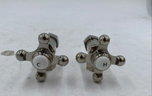 Load image into Gallery viewer, Kingston Brass Polished Chrome Cross Handle Faucet Replacements
