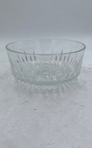 Vintage Glass Centerpiece Bowl