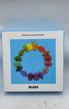 Load image into Gallery viewer, Moma Geometric Rainbow Paper Wreath
