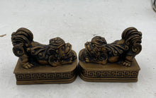 Load image into Gallery viewer, Pair Of Guardian Lion (Aka Foo Dog) Bookends
