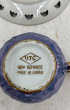 Load image into Gallery viewer, New Romance Purple Japanese Painted Tea Cup And Saucer
