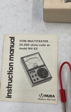 Load image into Gallery viewer, Techlite Mura Corporation Nh 63 Portable VOM Multitester
