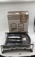 Load image into Gallery viewer, Open Hearth Bronze Finish Fireplace Log Bin Scroll Top Style
