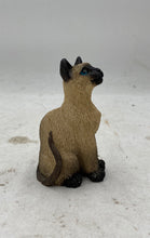 Load image into Gallery viewer, Stone Critters Siamese Cat Figurine
