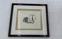 Load image into Gallery viewer, Bore Courtin Print by Marthe Hincon Signed. Framed
