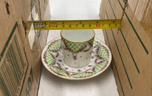 Load image into Gallery viewer, Vintage Porcelain Demitasse Cup And Saucer Set
