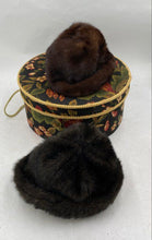 Load image into Gallery viewer, Martin's Black/Brown Fur Hats (2) - Size Medium
