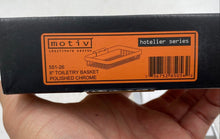 Load image into Gallery viewer, Motiv Hotelier Series 8" Toiletry Basket Shelf
