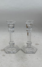 Load image into Gallery viewer, Glass Candlesticks (2)
