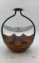 Load image into Gallery viewer, Nambe Anvil Acacia Wood 5 Bottle Wine Rack
