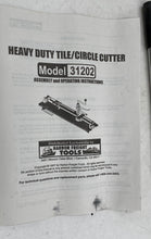 Load image into Gallery viewer, Central Forge 3-in-1 Tile Cutter 31202 OR 3" CIRCLES CUTS UP TO 17" STRAIGHT
