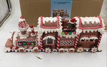 Load image into Gallery viewer, Kurt Adler 19.5-Inch Battery-Operated Gingerbread LED Train Tablepiece
