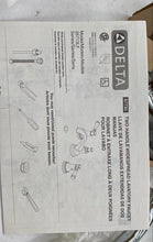 Load image into Gallery viewer, Delta Widespread Bathroom Faucet With Drain
