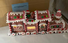 Load image into Gallery viewer, Kurt Adler 19.5-Inch Battery-Operated Gingerbread LED Train Tablepiece

