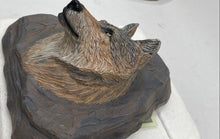 Load image into Gallery viewer, Bradford Exchange "Golden Guardian" Wolf Wall Decor
