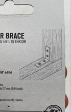 Load image into Gallery viewer, Ace Hardware 1 1/2" X 5/8" Inside Corner Braces (3)
