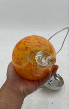 Load image into Gallery viewer, Orange Crystal Hanging Light Fixture
